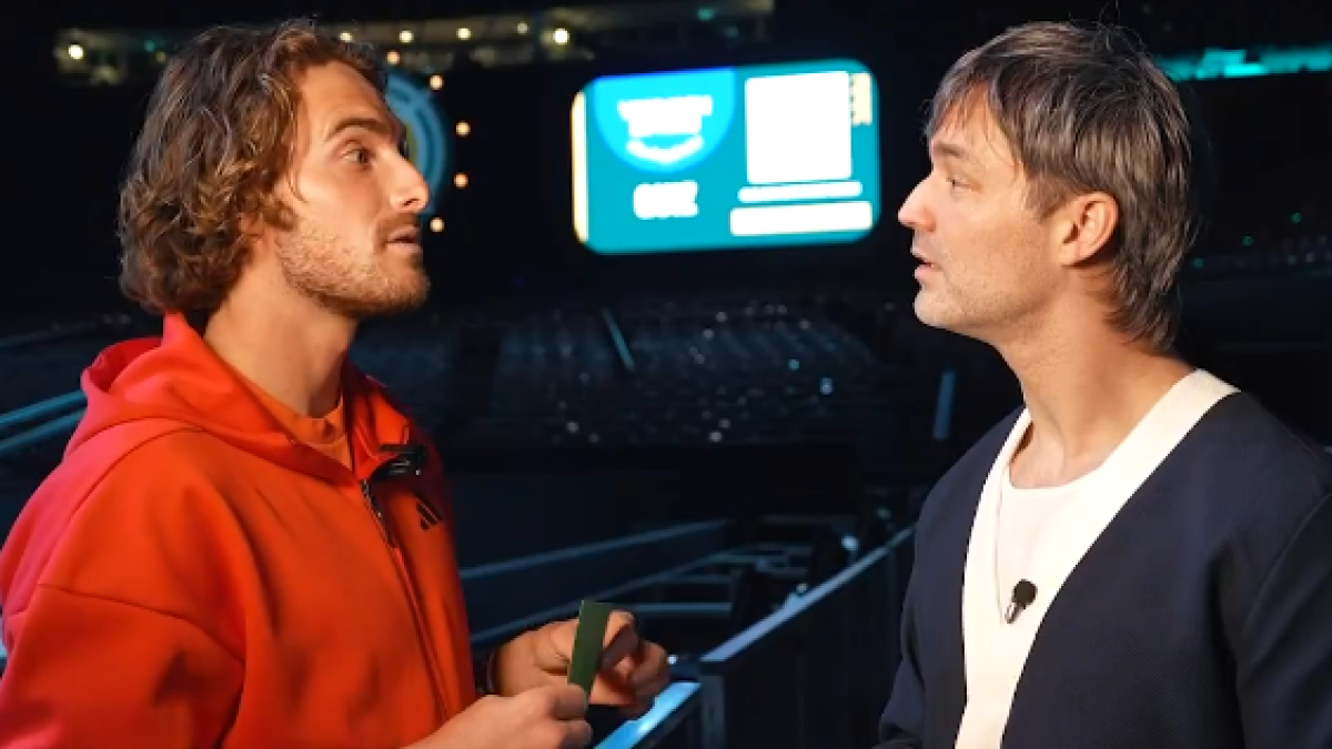 Stefanos Tsitsipas en Rotterdam 2025. Foto: @abnamroopen