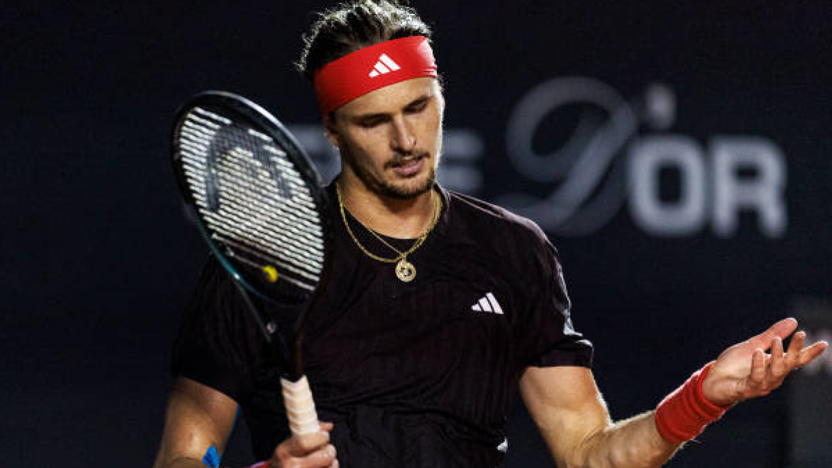 Alexander Zverev en el Rio Open 2025. Foto: getty