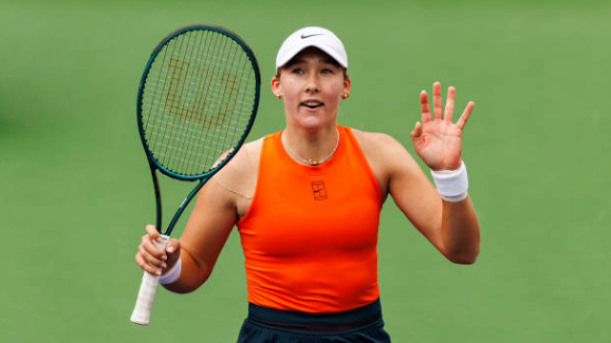 This was the reason why Andreeva was obsessed with reaching the top 20. Photo: Getty Images.