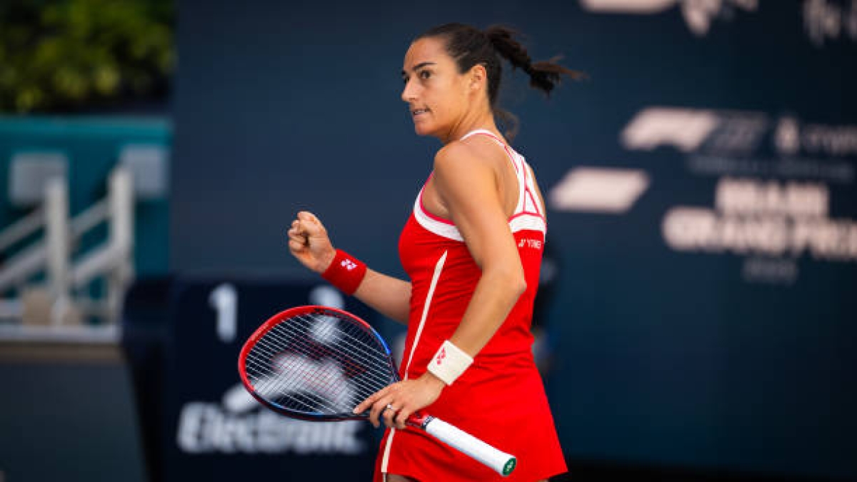 Caroline Garcia sale del top 100 y se termina la segunda racha más larga de la historia del ranking WTA. Foto: Gettyimages