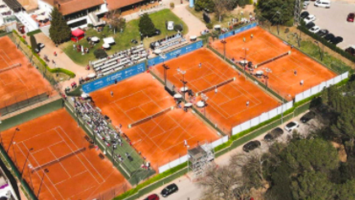 El complejo que acogerá el Challenger de Girona 2025. Fuente: RFET