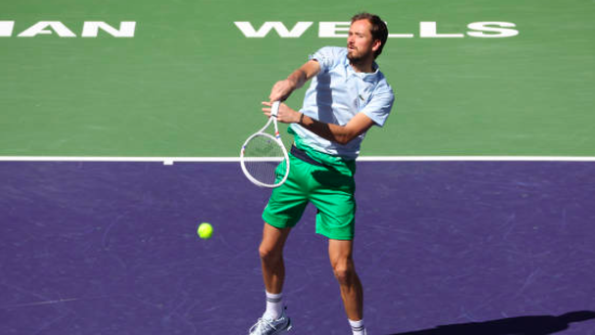 Daniil Medvedev ya está en cuartos de final de Indian Wells. Fuente: Getty
