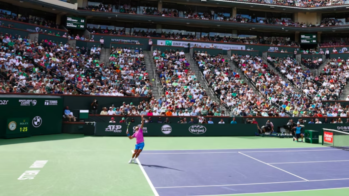Indian Wells cambia de superficie en 2025. Fuente: IW