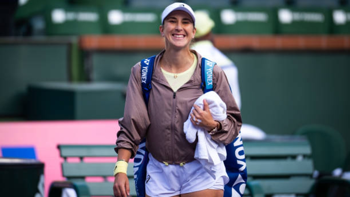 Indian Wells 2025: Bencic advances confidently in the desert. Photo: Getty
