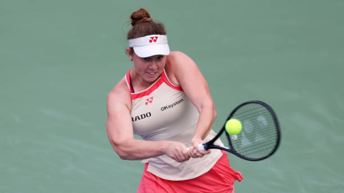 Linda Noskova, eliminada en Miami Open 2025. Foto: gettyimages