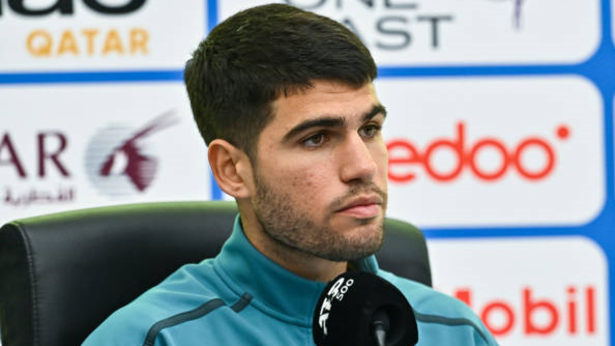 Carlos Alcaraz in Doha 2025