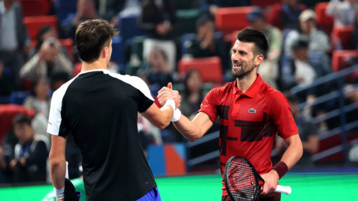 Novak Djokovic y Jakub Mensik, diferencia de edad. Foto: gettyimages