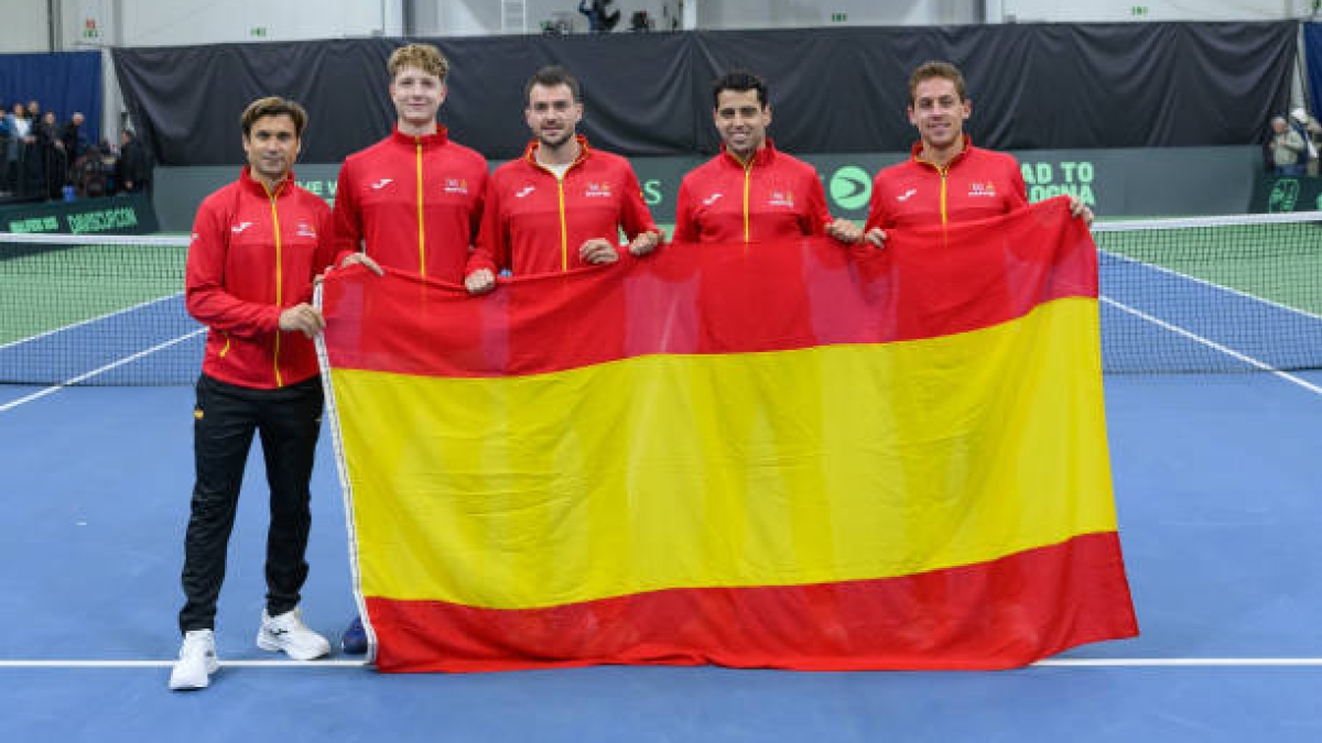 Equipo español de Copa Davis 2025. Foto: gettyimages