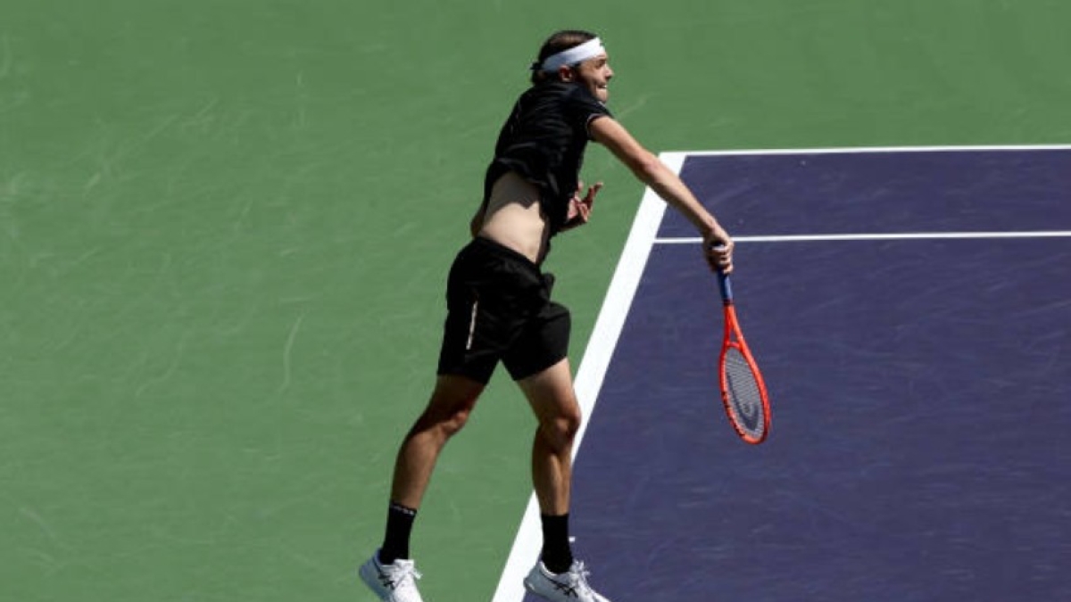 Taylor Fritz en Indian Wells 2025. Foto: Getty