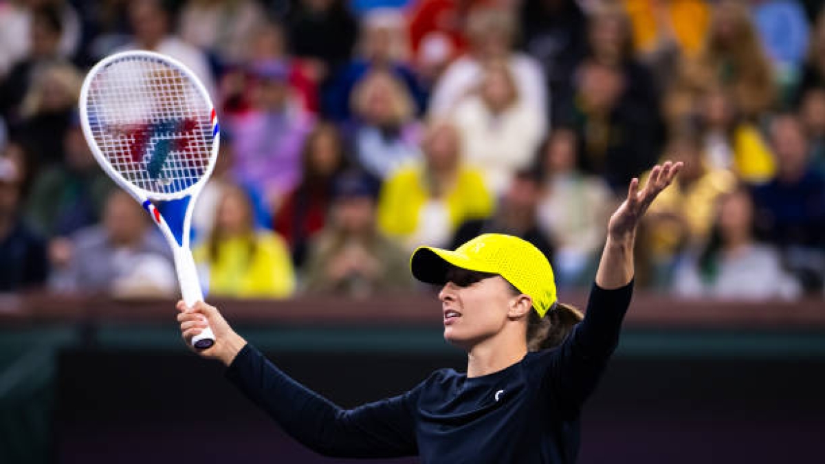 Iga Swiatek, sensaciones en Indian Wells 2025. Foto: gettyimages