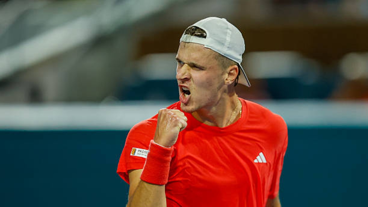 Jakub Menšík, nice message to Djokovic. Photo: gettyimages