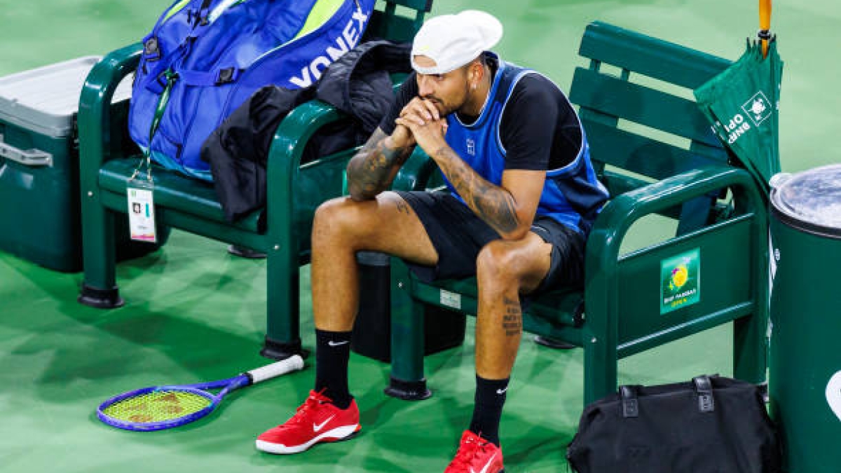 Kyrgios: "Me dijeron que no volvería a jugar al tenis, es un experimento". Foto: Getty