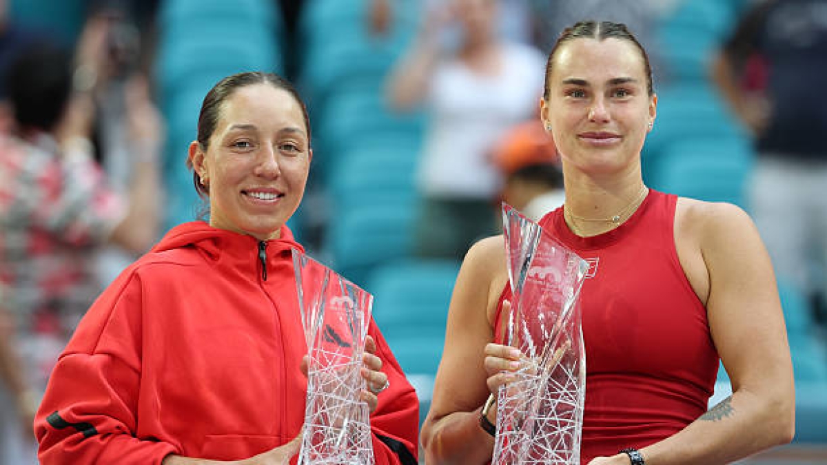 Jessica Pegula roba a Sabalenka. Foto: gettyimages