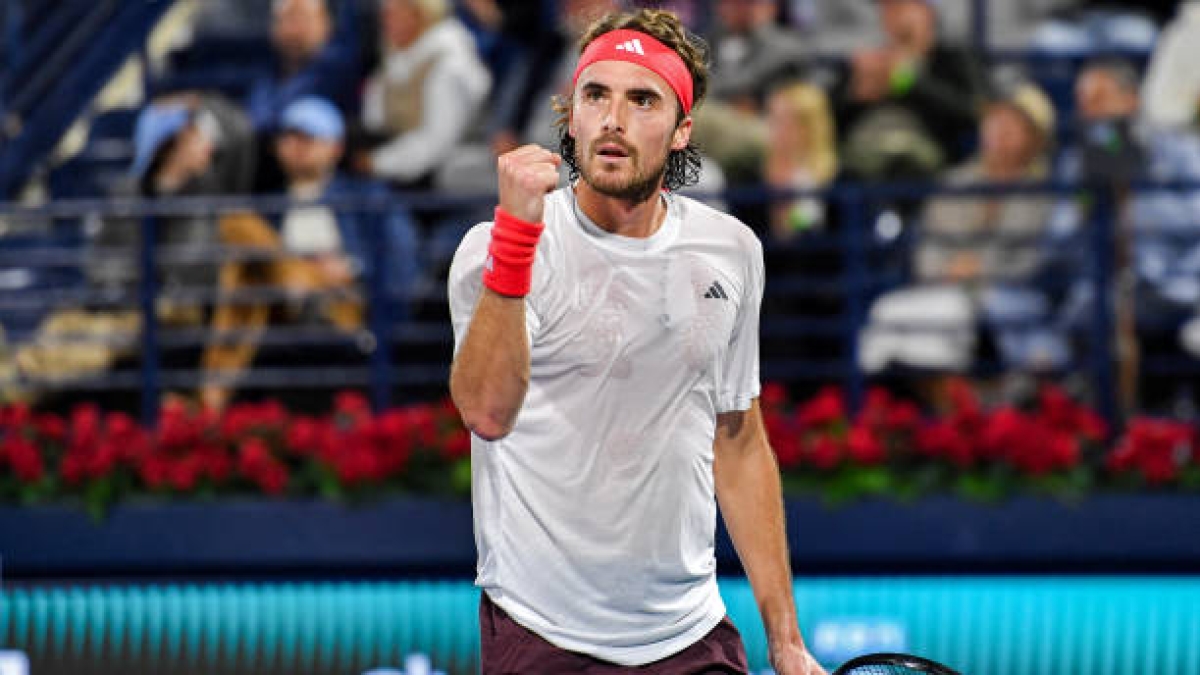 Stefanos Tsitsipas, champion in Dubai 2025. Photo: gettyimages