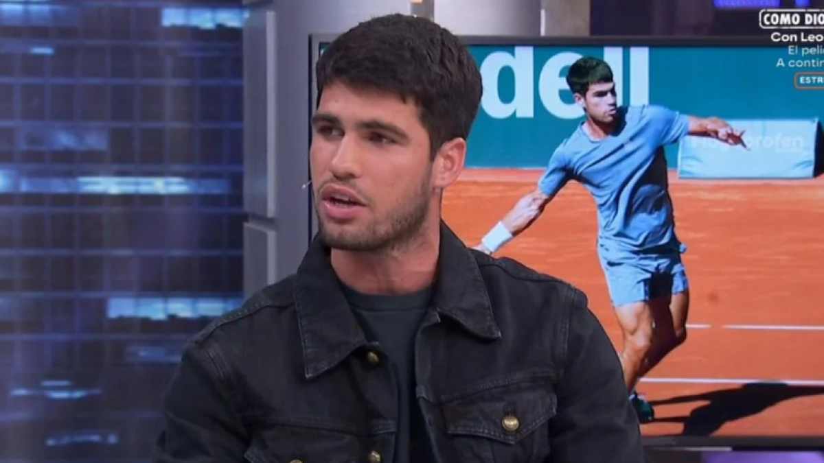 Alcaraz, en 'El Hormiguero': "Mi participación en Madrid está en duda, estoy un poco fastidiado físicamente". Foto: Antena 3