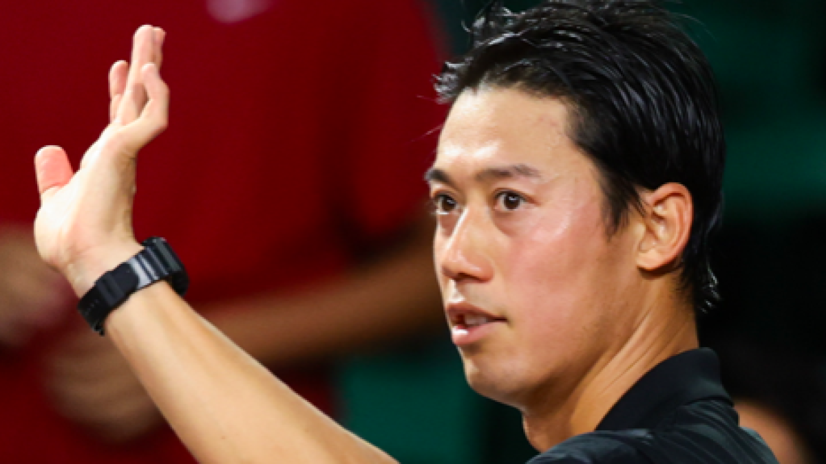 Kei Nishikori debuts in Houston with victory. Source: Getty