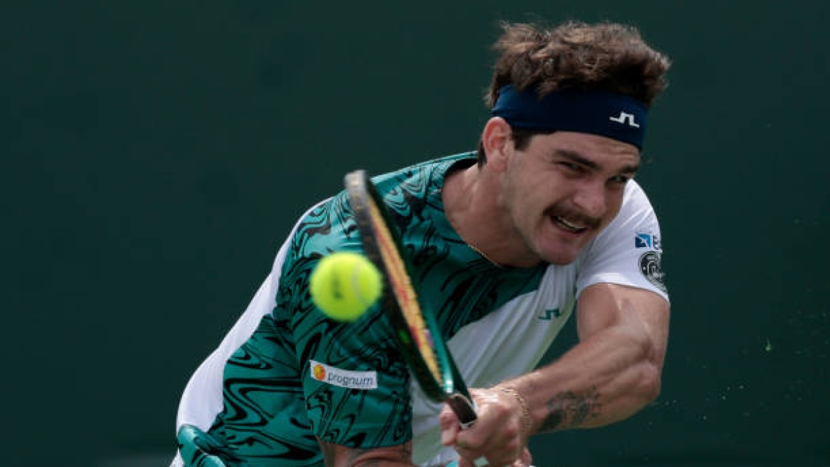 Seyboth Wild vuelve a estar en el ojo de la polémica y esta vez echa la culpa a un recogepelotas. Foto: Gettyimages