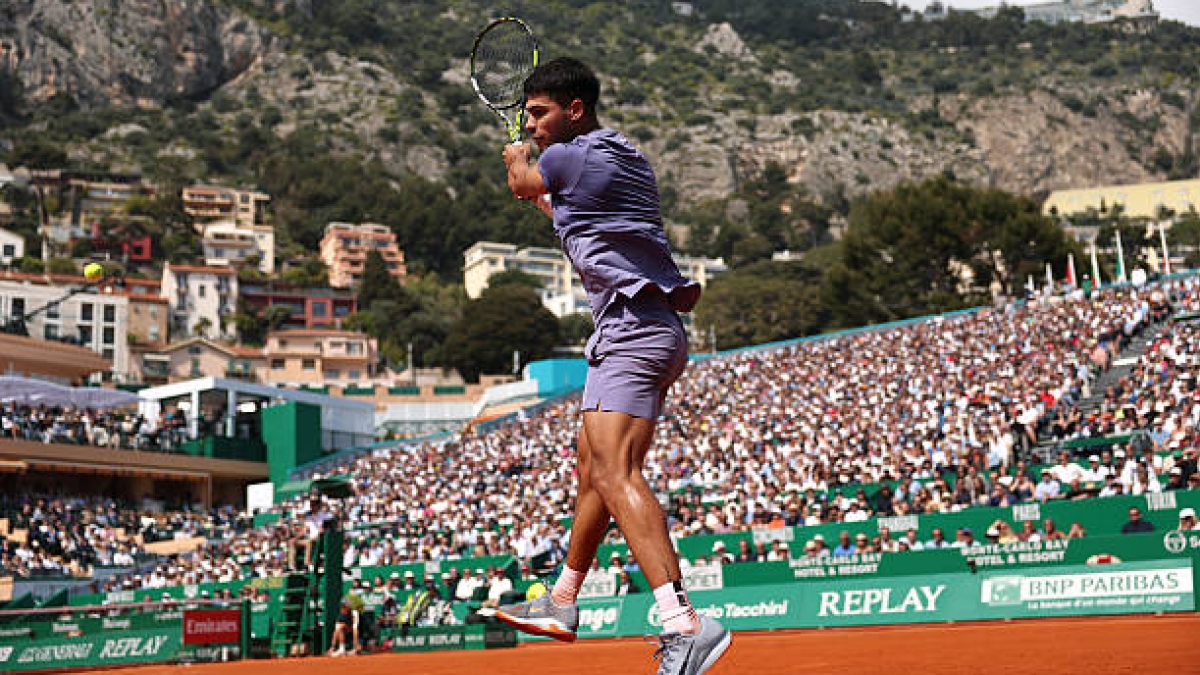 Carlos Alcaraz alaba a Fils. Foto: gettyimages