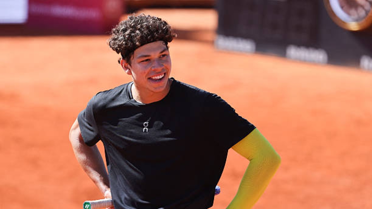 Ben Shelton, finalista en Munich 2025. Foto: gettyimages