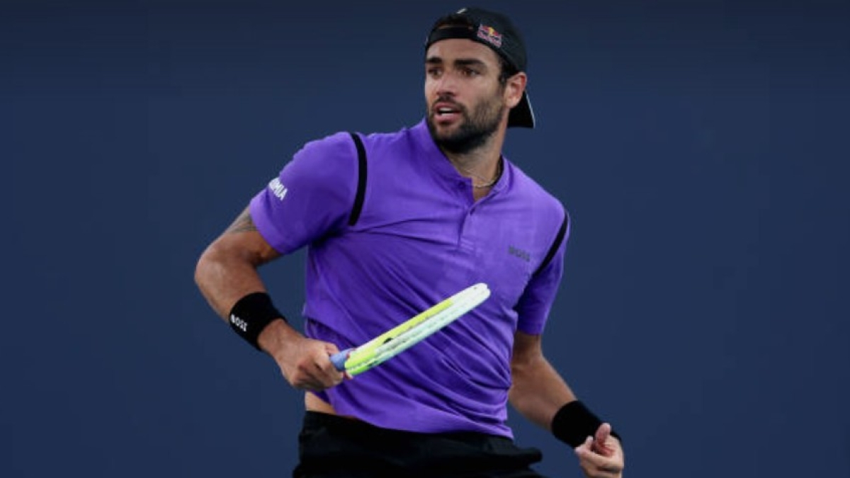 Matteo Berrettini en el Miami Open 2025. Foto: Getty