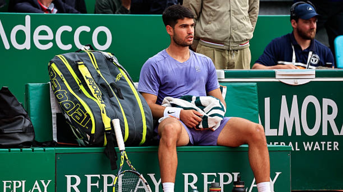 Alcaraz se abre: "Ha sido un mes muy complicado para mí". Foto: Getty