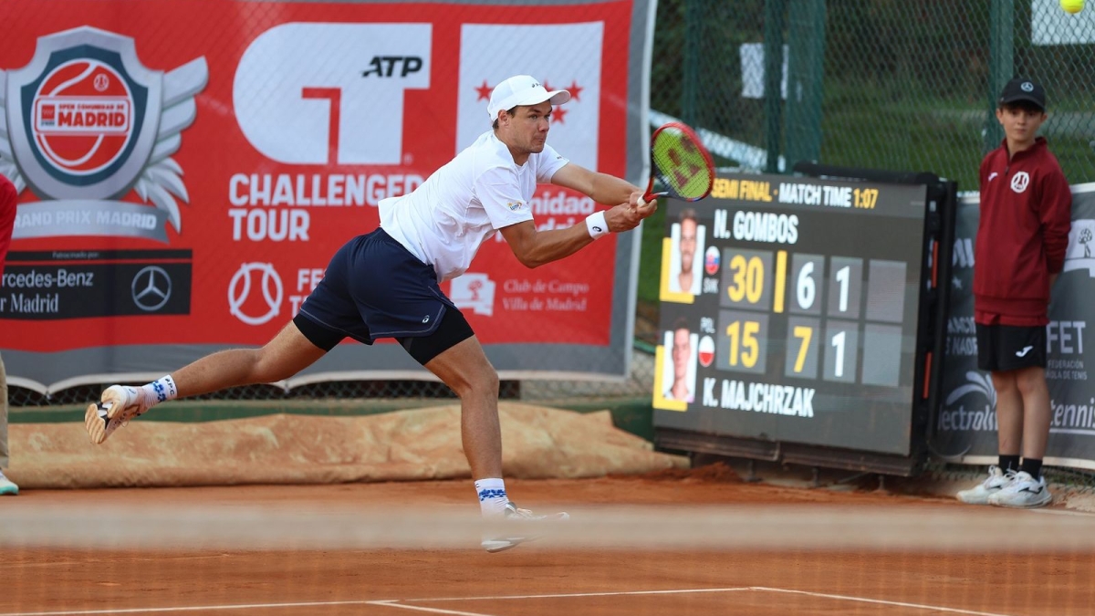Kamil Majchrzak, ganador del Challenger de Madrid 2025. Foto: Getty