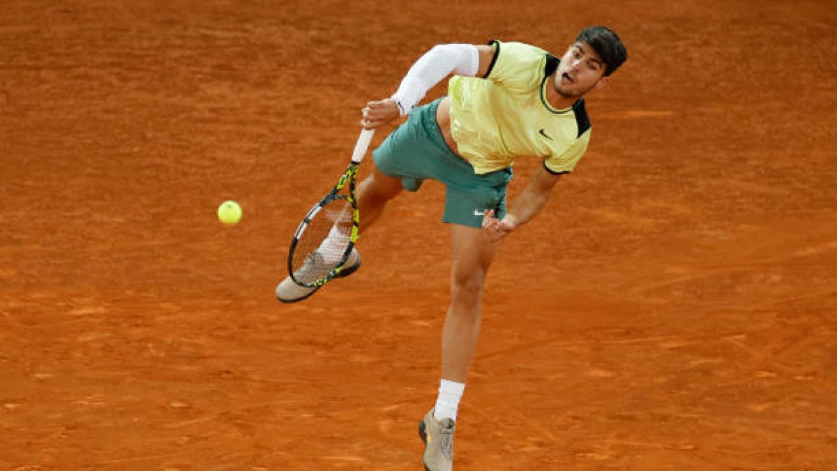Carlos Alcaraz, cuándo debuta en Mutua Madrid Open 2025. Foto: gettyimages