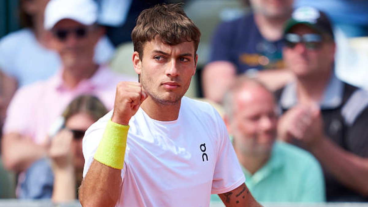 Flavio Cobolli at the ATP Masters 1000 Monte Carlo 2025. Photo: Getty