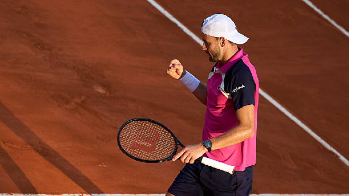 Grigor Dimitrov, cuartofinalista en Montecarlo. Foto: gettyimages