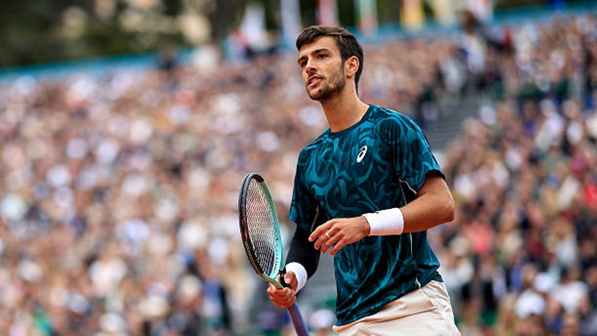 Lorenzo Musetti, finalista del ATP Masters 1000 Montecarlo 2025. Foto: Getty