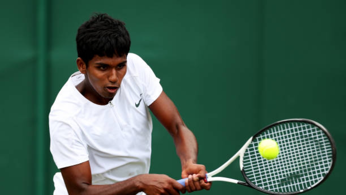 Manas Dahmne, invitado al Mutua Madrid Open 2025. Foto: gettyimages