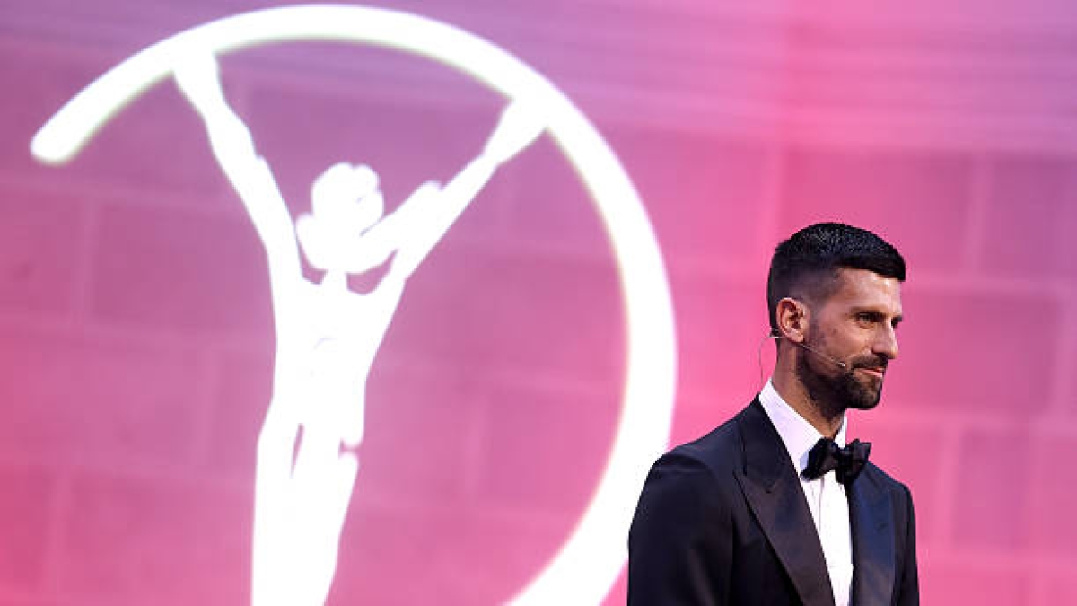 Novak Djokovic habla de Alcaraz. Foto: gettyimages