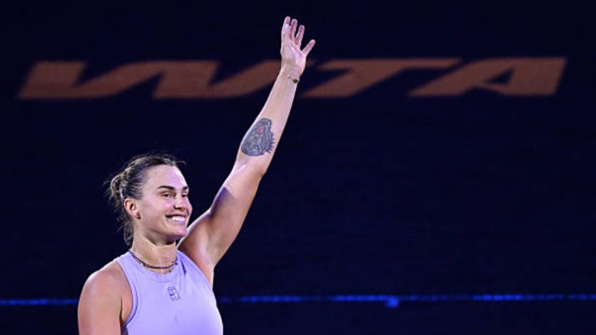 Aryna Sabalenka en el WTA Stuttgart 2025. Foto: Getty