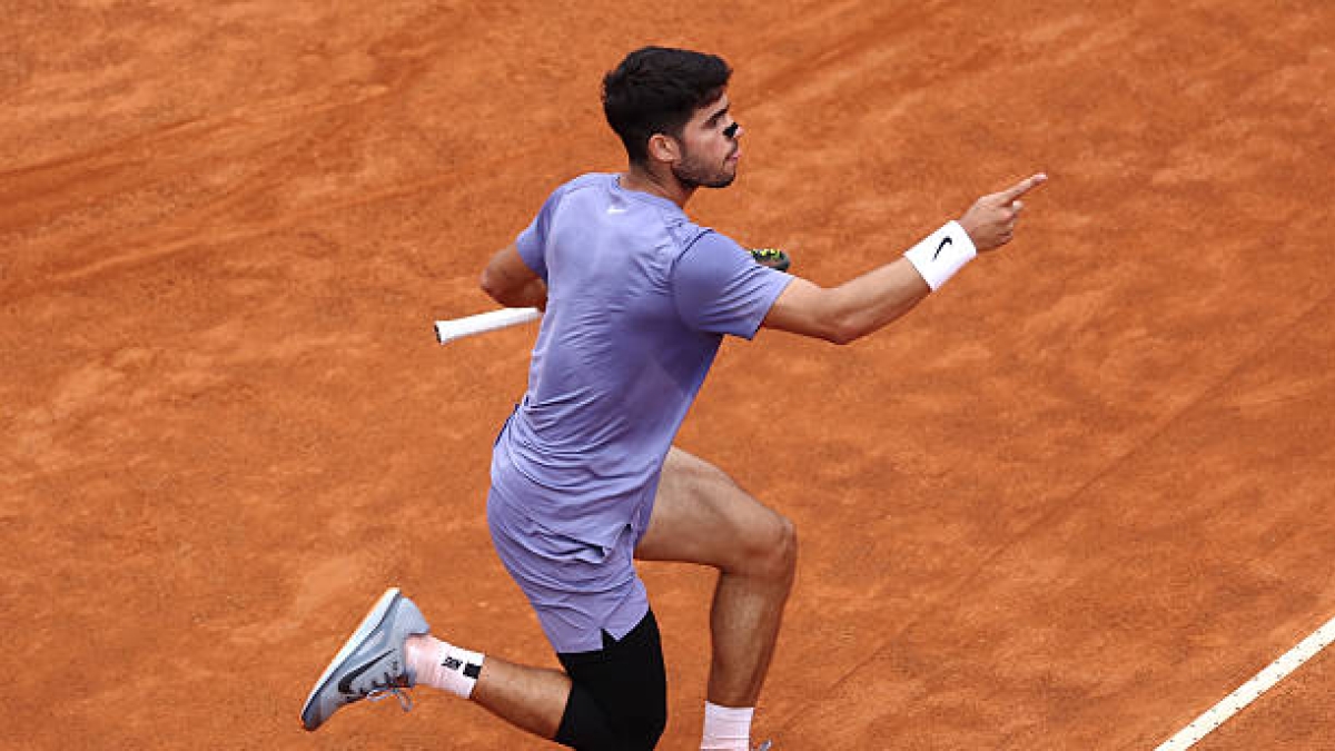 Alcaraz ensures himself to be the second seed in Roland Garros 2025. Photo: Getty Images