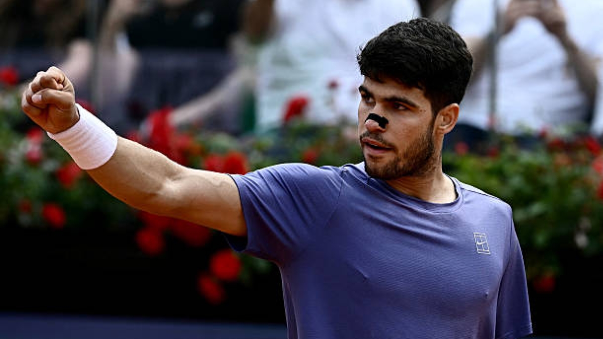 Alcaraz, tras su gran victoria ante Draper: "Ha sido uno de los partidos más completos que he jugado este año". Foto: Gettyimages