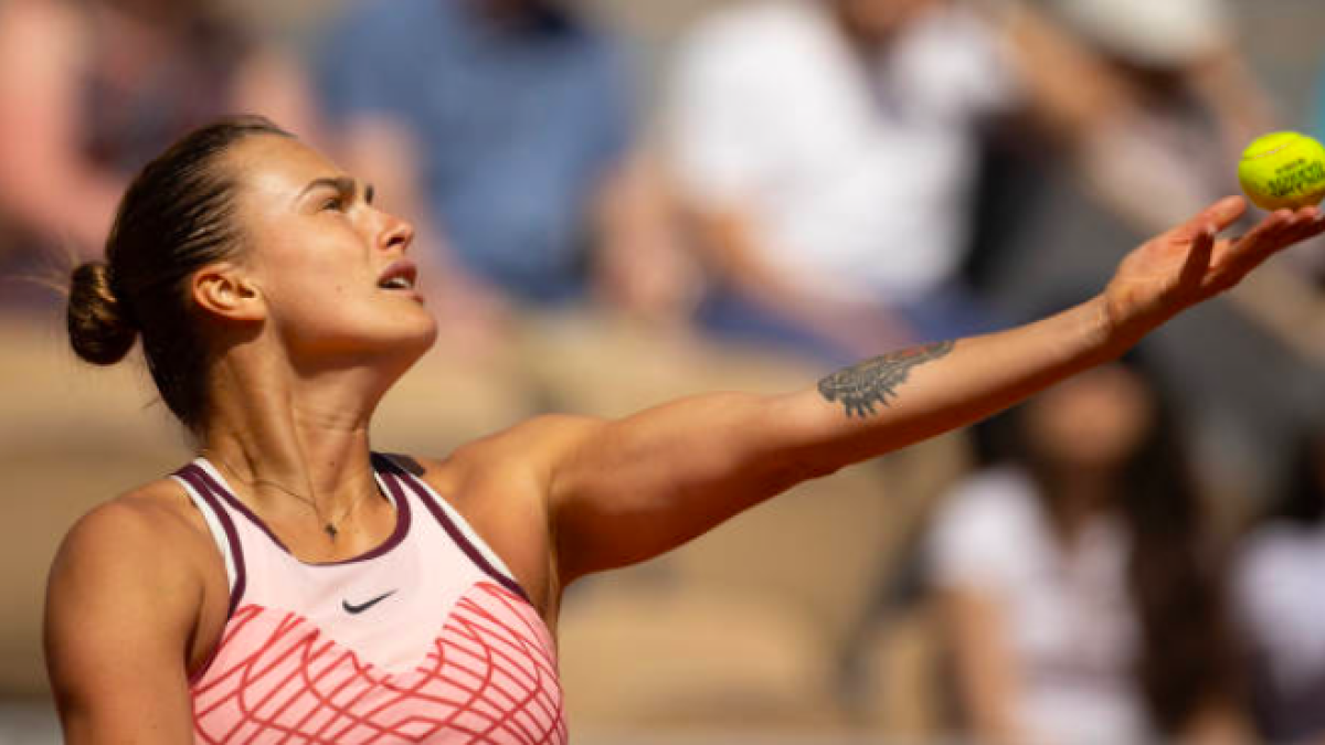 Aryna Sabalenka Meets Marta Kostyuk in Rome. Source: Getty