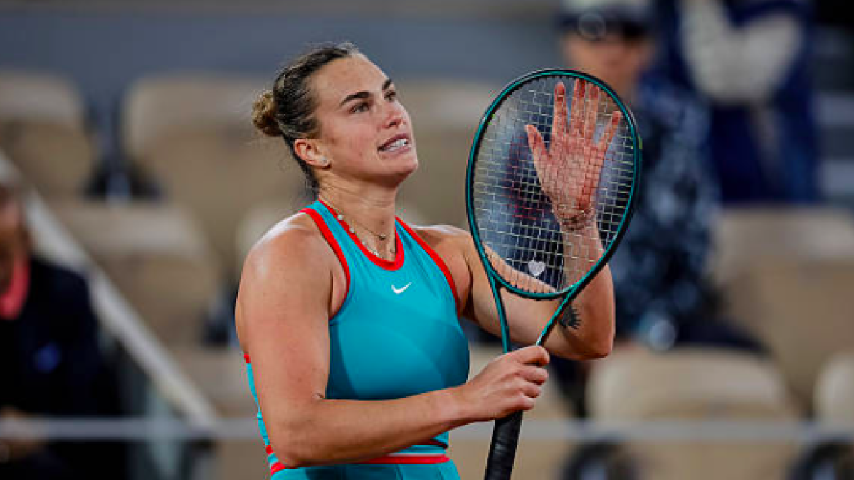 Aryna Sabalenka sigue avanzando en Roland Garros. Fuente: Getty