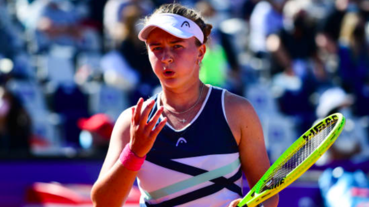 Barbora Krejcikova returned to the circuit in Strasbourg. Source: Getty