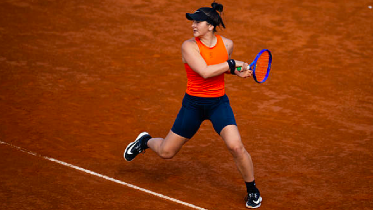 Bianca Andreescu se toma la venganza ante Rybakina. Fuente: Getty