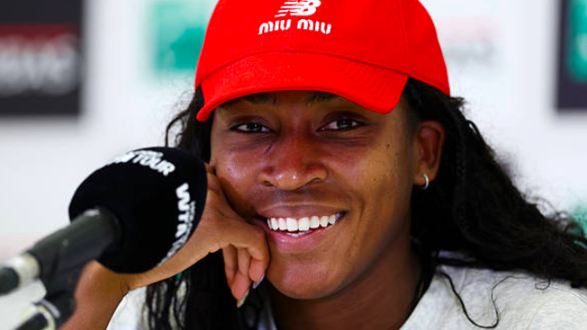 Coco Gauff en el Media Day del WTA 1000 de Roma 2025. Fuente: Getty