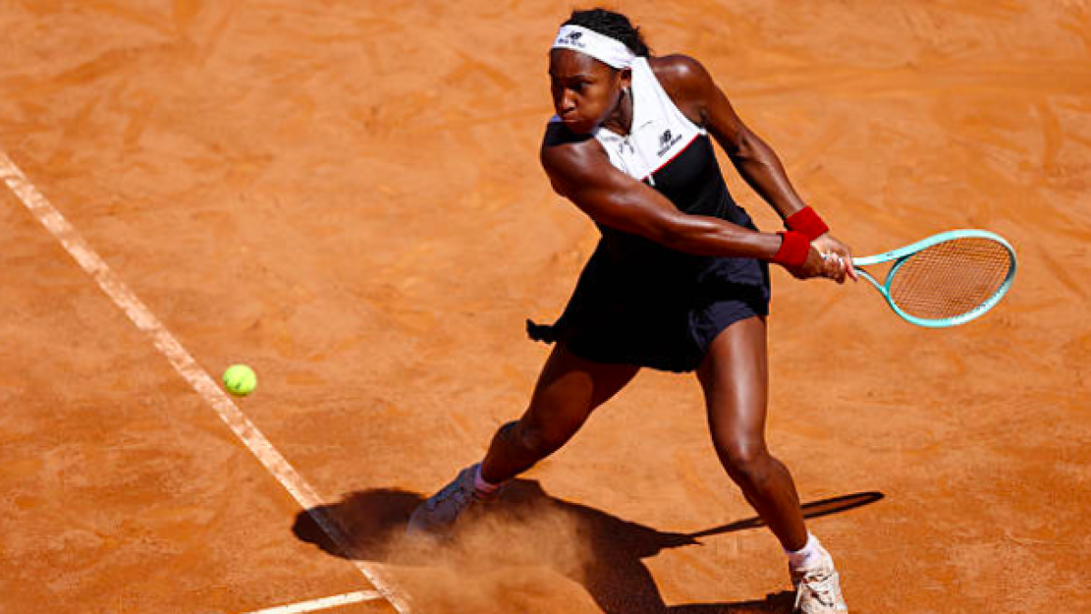 Cori Gauff avanza en el WTA Roma 2025. Fuente: Getty