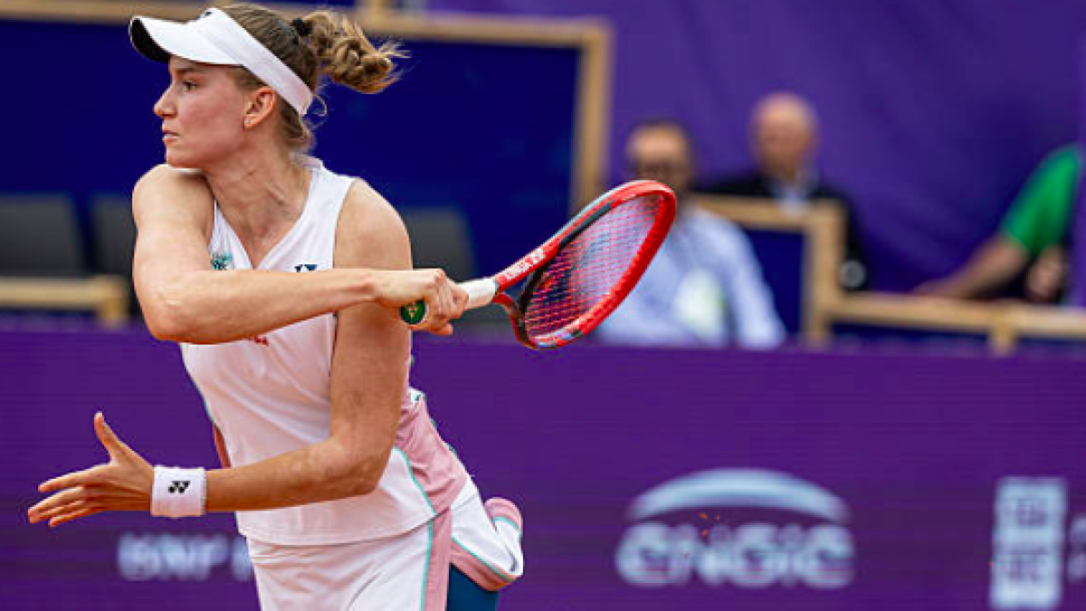 Elena Rybakina, campeona en el WTA 500 de Estrasburgo. Fuente: Getty