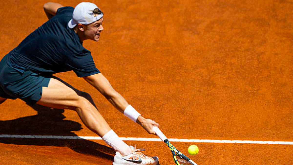 Holger Rune, eliminated in the Rome Masters. Source: Getty