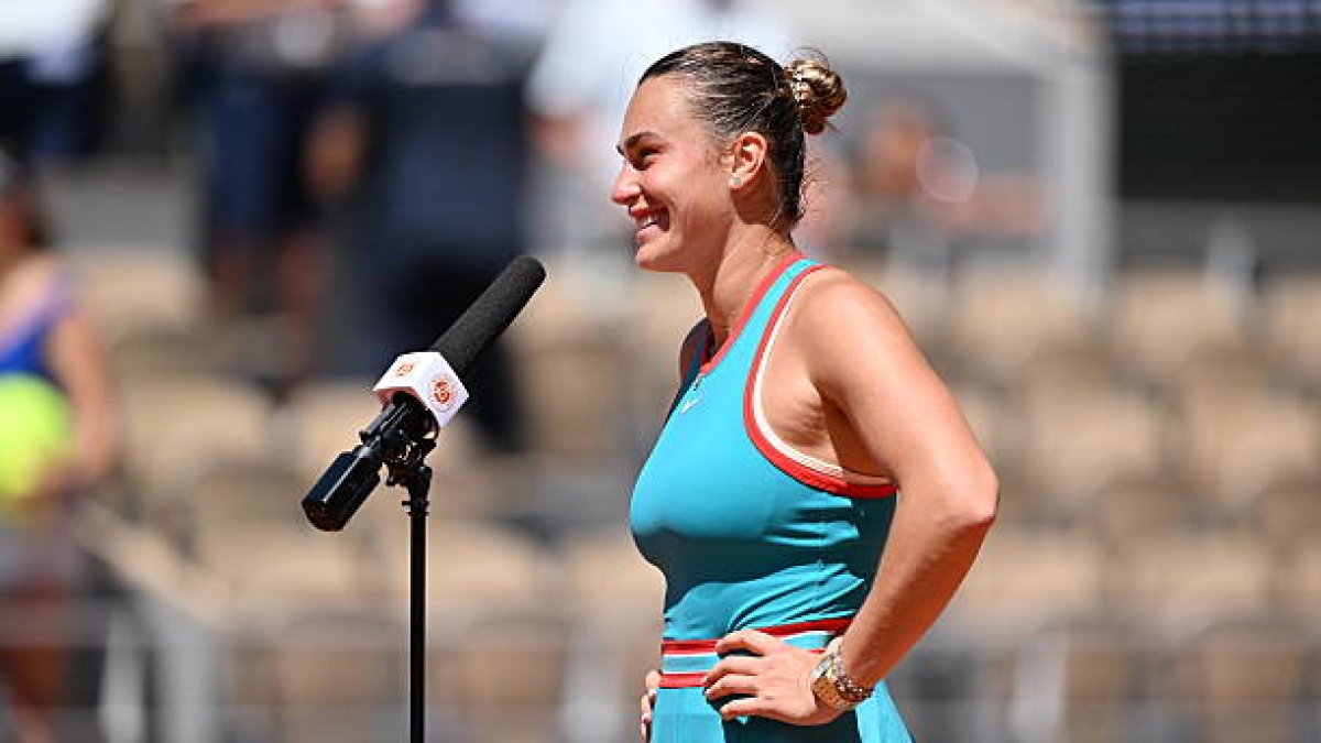 Sabalenka y su cambio de personalidad cuando está en pista: "Soy muy agresiva". Foto: Gettyimages