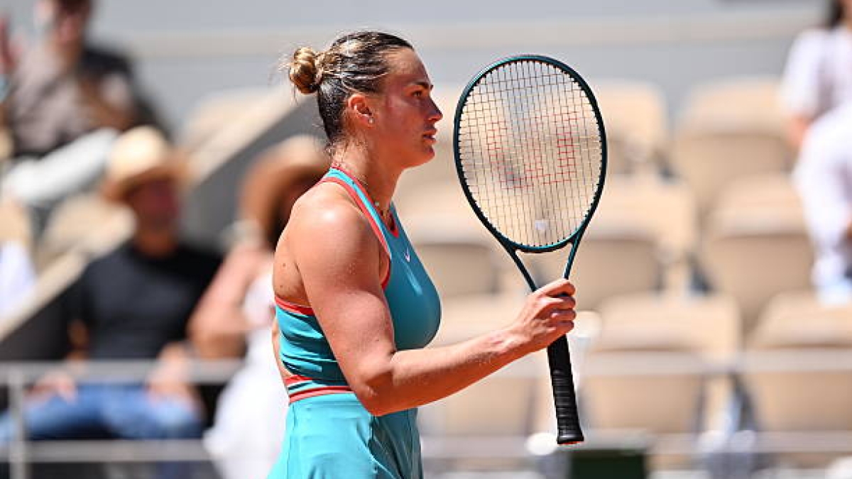 Sabalenka no baja el ritmo, inclina a Danilovic y ya está en los octavos de Roland Garros. Foto: Gettyimages