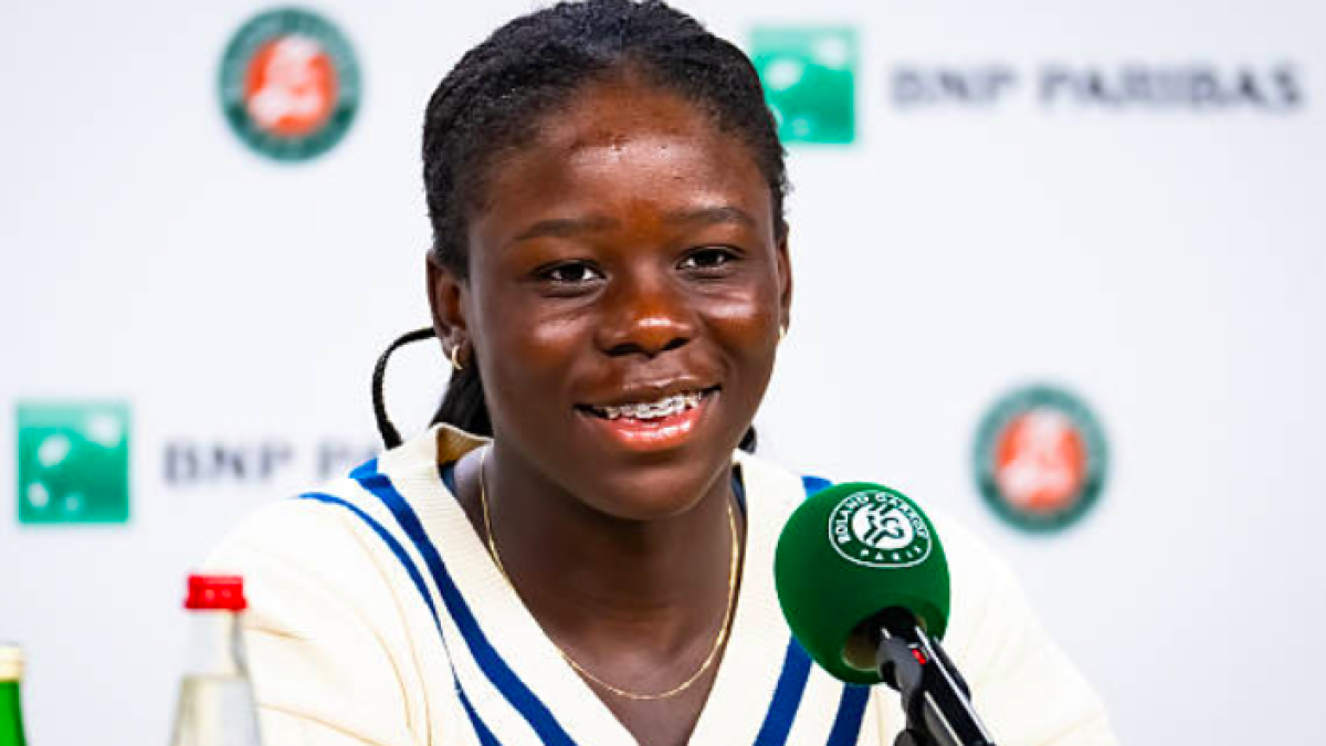 Victoria de Mboko, la gran sorpresa de Roland Garros 2025. Fuente: Getty