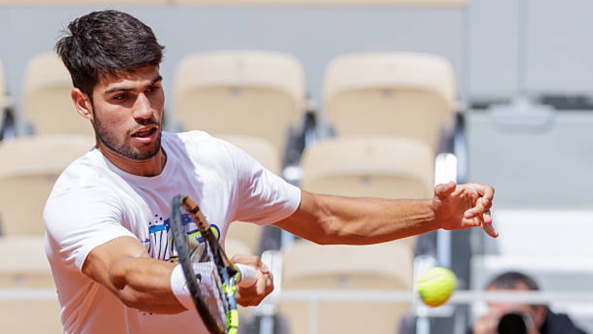 The debut day of Carlos Alcaraz at Roland Garros is already known. Photo: Getty Images.