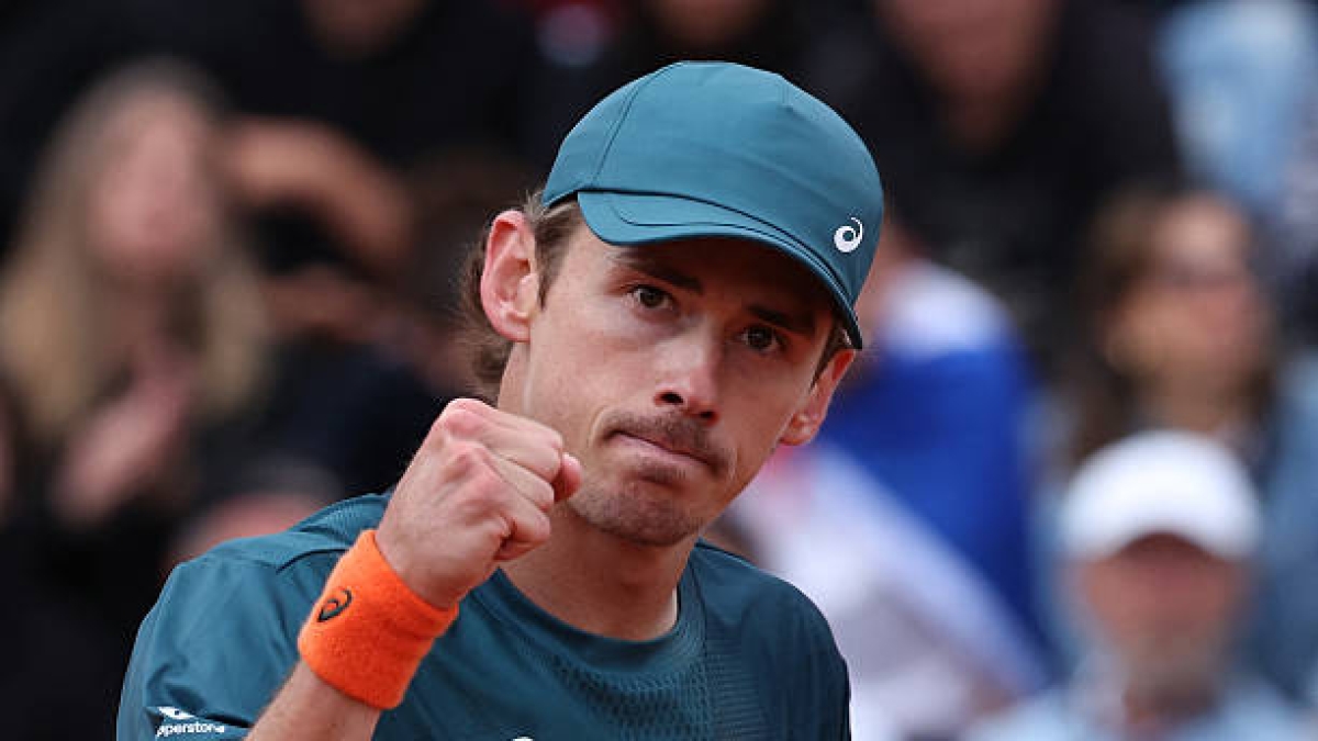 Álex de Miñaur, golpe soñado en tierra batida. Foto: gettyimages