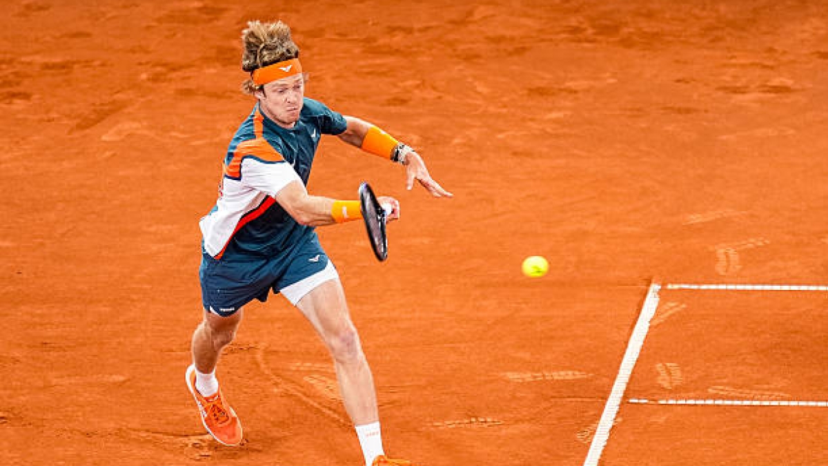 Rublev meets Cobolli in the final of the ATP Hamburg 2025. Photo: Getty