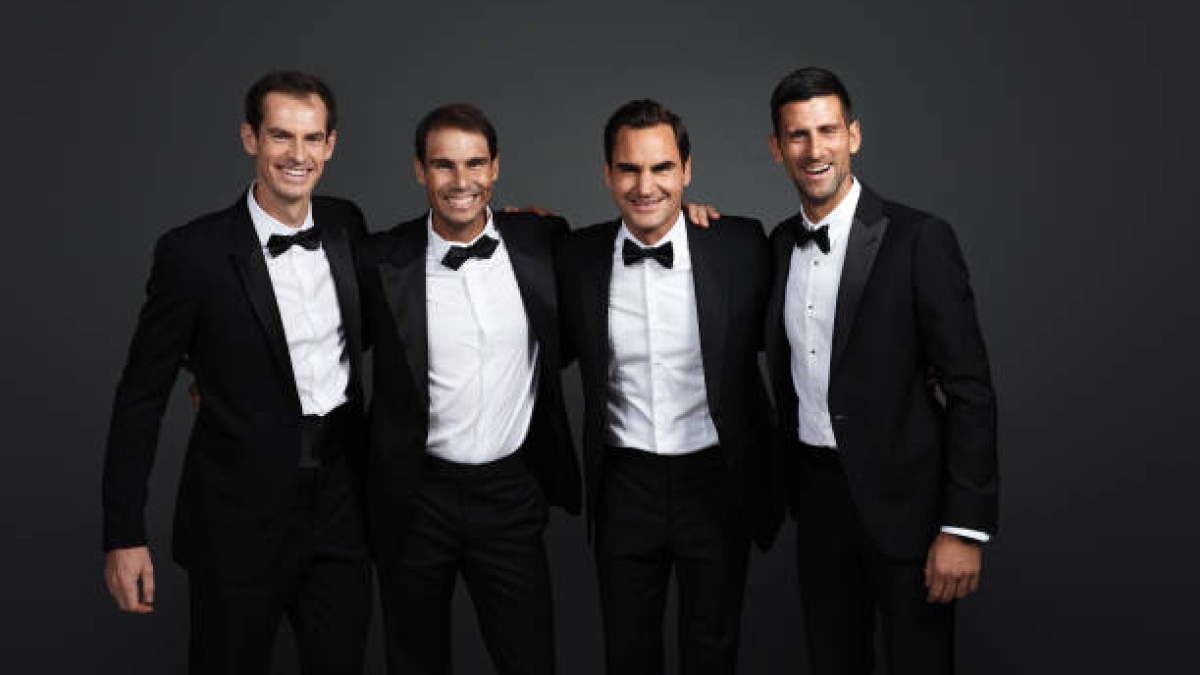 Big 4 pays tribute to Nadal. Photo: gettyimages